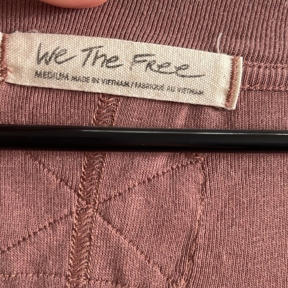 We The Free By Free People Women's Clover Split-Neck Babydoll Tunic Size Medium - Picture 10 of 12